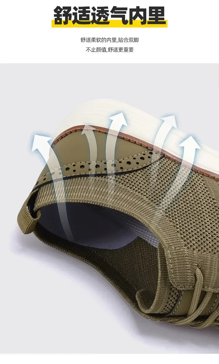 Heren Mesh Sneakers Lichtgewicht | Ademend & Comfortabel | Blauw Groen Beige Zwart | EU 39-47