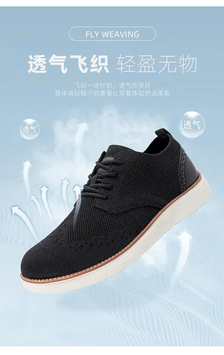Heren Mesh Sneakers Lichtgewicht | Ademend & Comfortabel | Blauw Groen Beige Zwart | EU 39-47